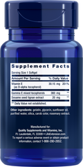 Gamma E Mixed Tocopherols, 60 Softgels - lifeproductsbr