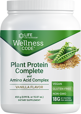 Wellness Code® Plant Protein Complete & Amino Acid Complex (Vanilla), 450 Gramas - Life Products Br