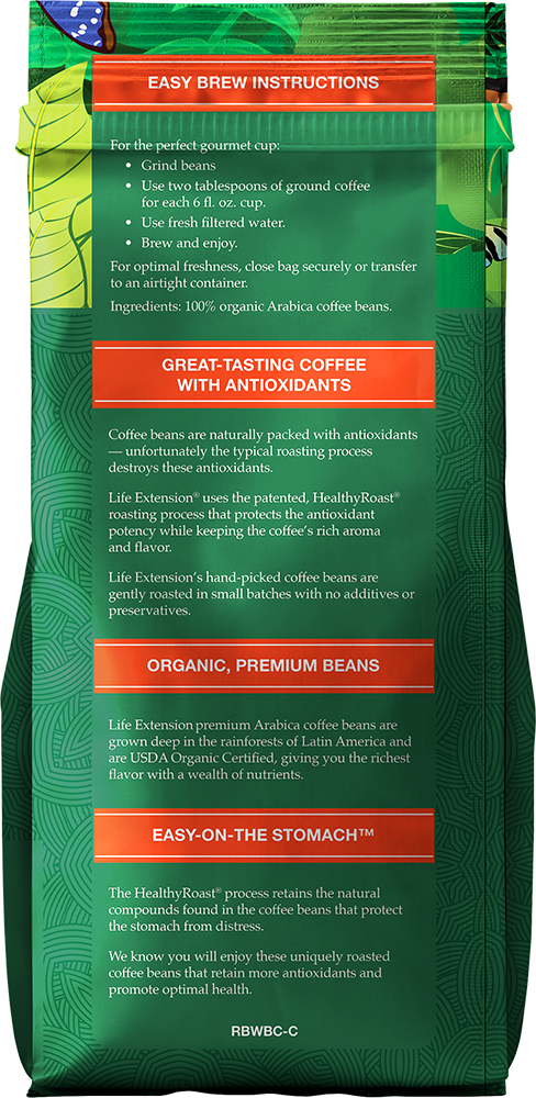 Rainforest Blend Whole Bean Coffee, 12 oz - Life Products Br