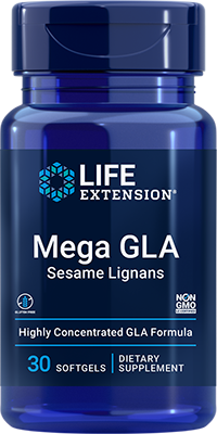 Mega GLA Sesame Lignans, 30 Softgels - Life Products Br