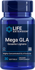 Mega GLA Sesame Lignans, 30 Softgels - Life Products Br