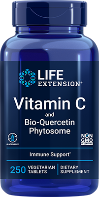 Vitamina C e Bio-Quercetin Phytosome, 250 Comprimidos Vegetarianos - Life Products Br