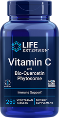 Vitamina C e Bio-Quercetin Phytosome, 250 Comprimidos Vegetarianos - Life Products Br