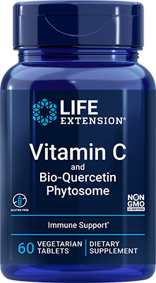 Vitamin C and Bio-Quercetin Phytosome, 60 Comprimidos Vegetarianos - Life Products Br