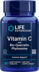 Vitamin C and Bio-Quercetin Phytosome, 60 Comprimidos Vegetarianos - Life Products Br