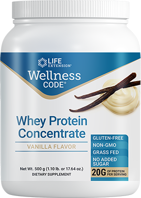Wellness Code® Whey Protein Concentrate (Vanilla), 500 Gramas - Life Products Br