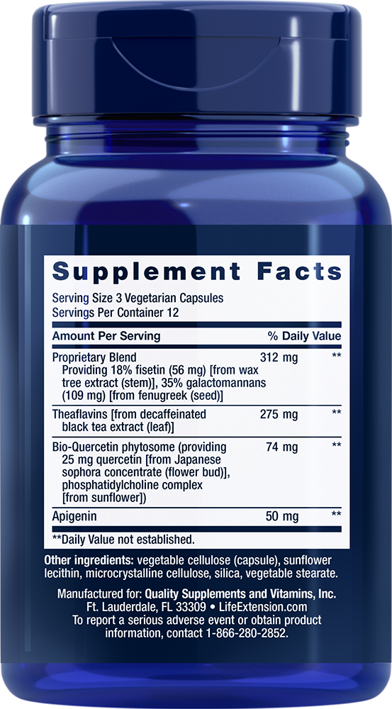 Life Extender Activators Life Extension, Senolytic Activator, 36 Cápsulas Vegetarianas | Life ...