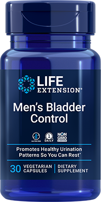 Men's Bladder Control, 30 Cápsulas Vegetarianas - Life Products Br