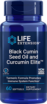 Black Cumin Seed Oil and Curcumin Elite™, 60 Softgels - lifeproductsbr