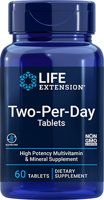 Two-Per-Day Tablets, 60 Comprimidos - Life Products Br