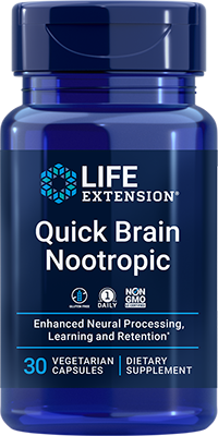 Quick Brain Nootropic, 30 Cápsulas Vegetarianas - lifeproductsbr