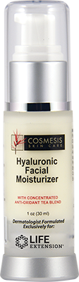 Hyaluronic Oil Free Facial Moisturizer, 1 oz (29.57 ml) - Life Products Br