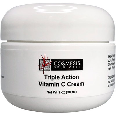 Triple Action Vitamin C Cream, 1 oz (29.57 ml) - Life Products Br