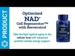 NAD+ Cell Regenerator™ and Resveratrol, 300 mg, 30 Cápsulas Vegetarianas
